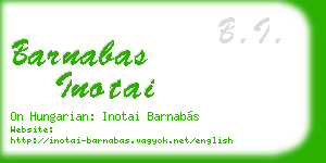 barnabas inotai business card